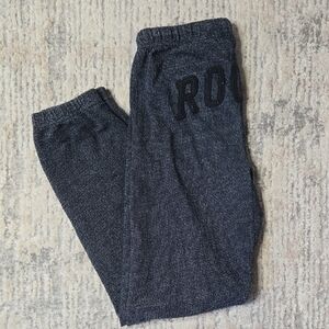 Roots Charcoal Track Pants, Womans Size Xs, Kids Size Xl, Classic, Cozy